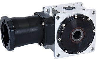 Hypoid gearbox with hollow shaft
