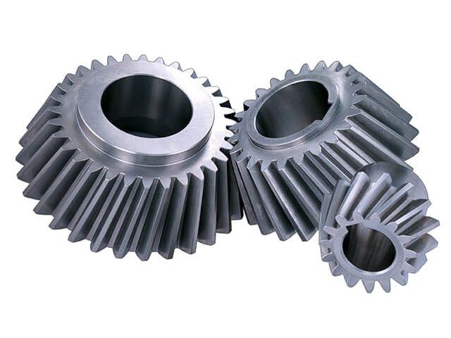 straight and helical toothed gears